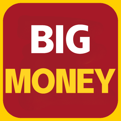 Imagem promocional da BIGMONEY mostrando a plataforma e suas vantagens